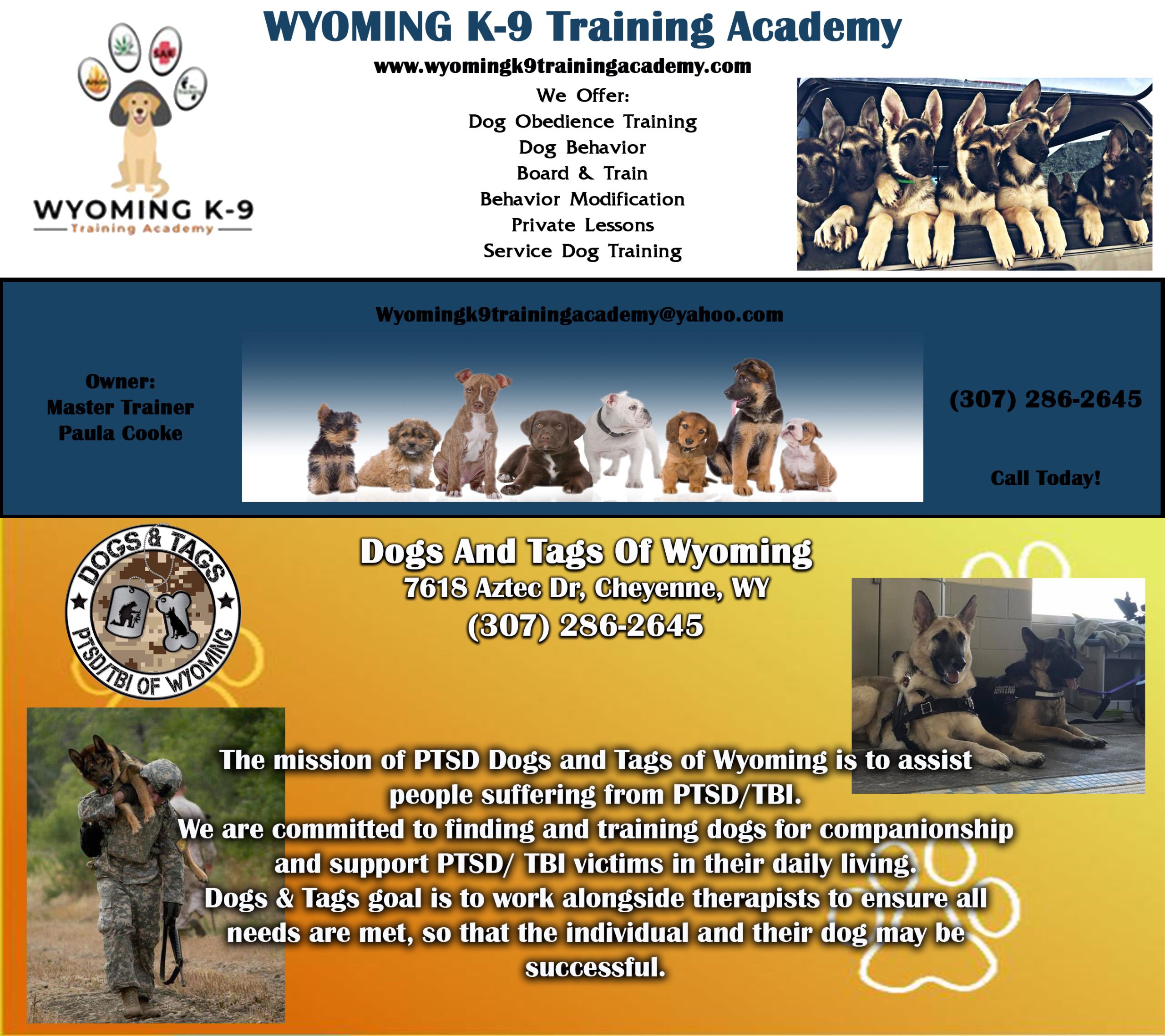 Wyoming K-9 Training Academy