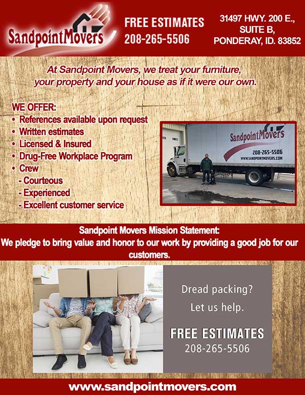 Sandpoint Movers