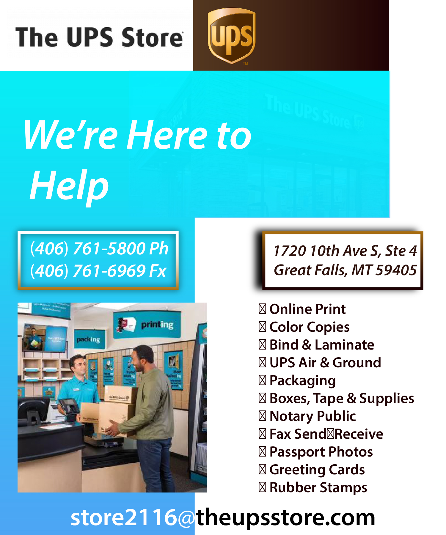 The UPS Store – Great Falls MT