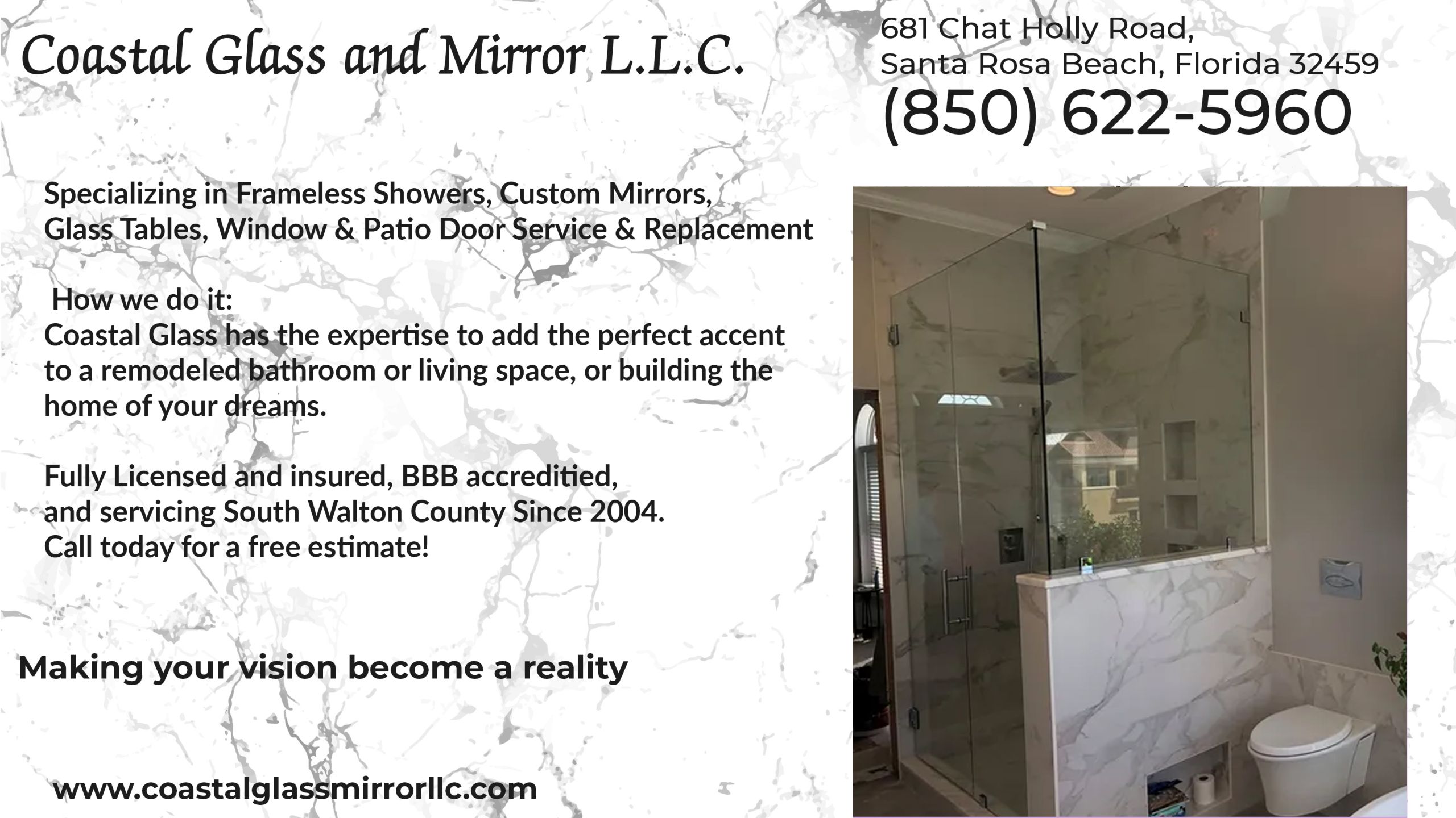 Coastal Glass And Mirror LLC