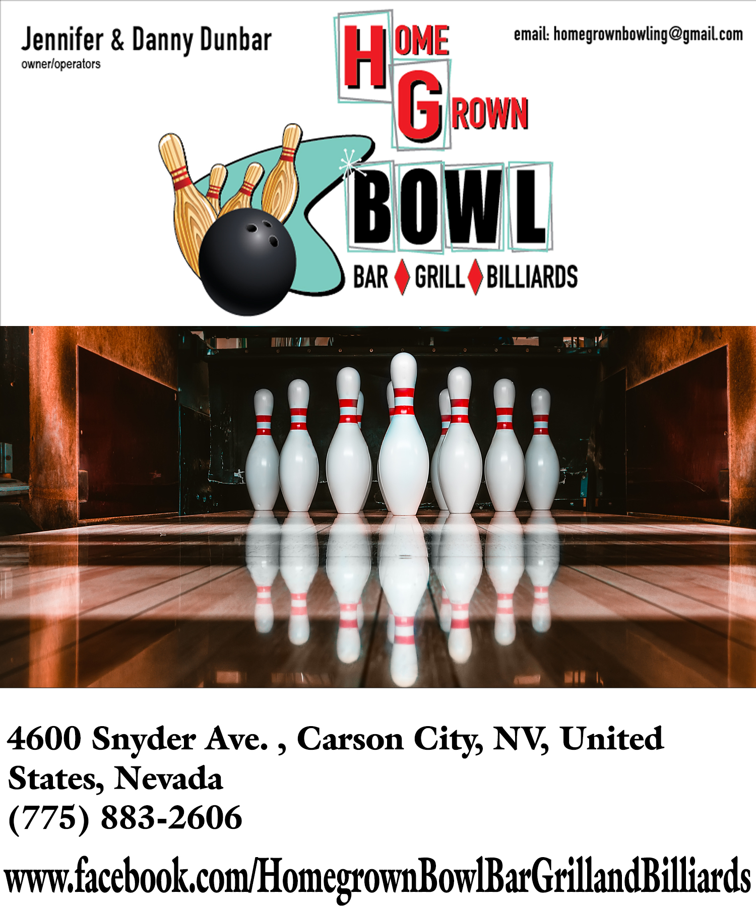 Homegrown Bowl, Bar Grill and Billiards