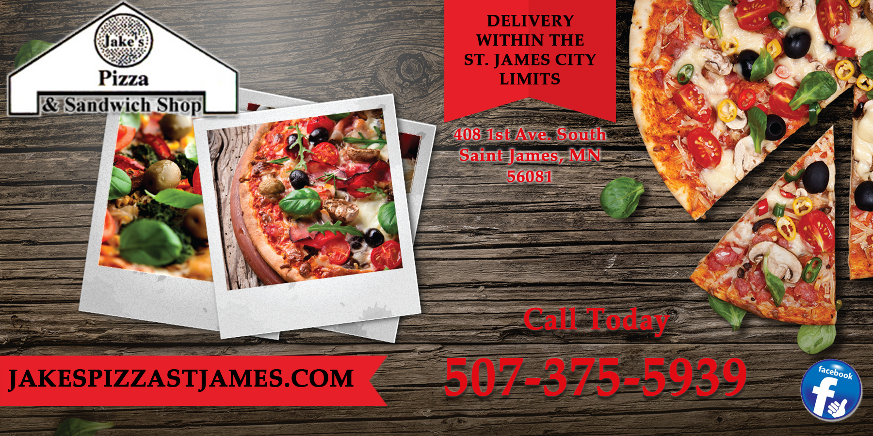 Jakes Pizza & Sandwich Shop