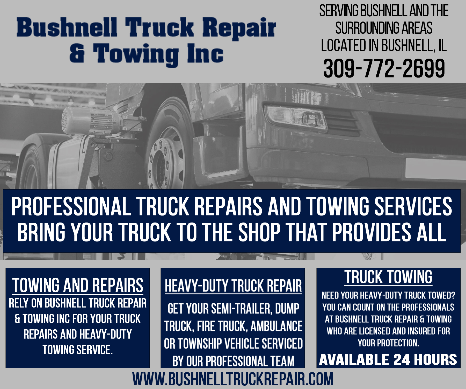 Bushnell Truck Repair & Towing