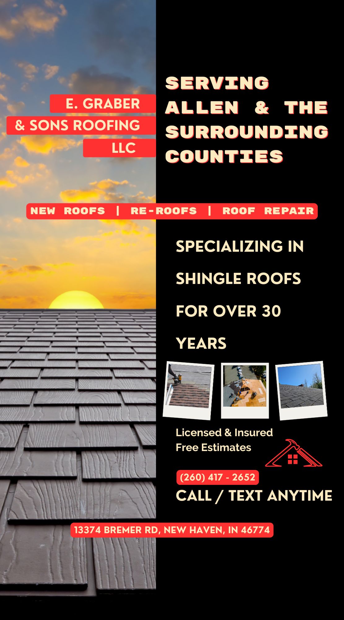 E Graber & Sons Roofing