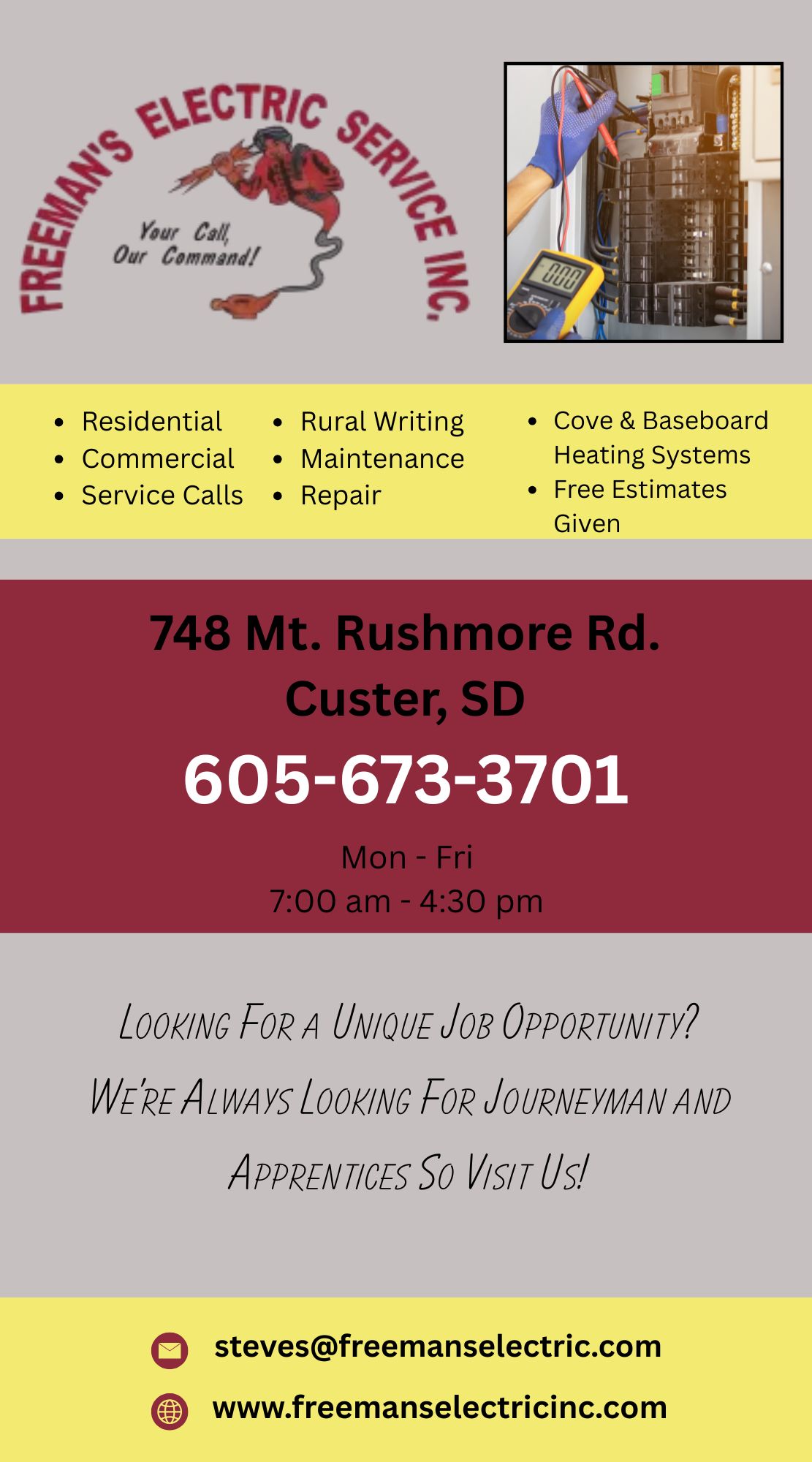 Freeman’s Electric Service