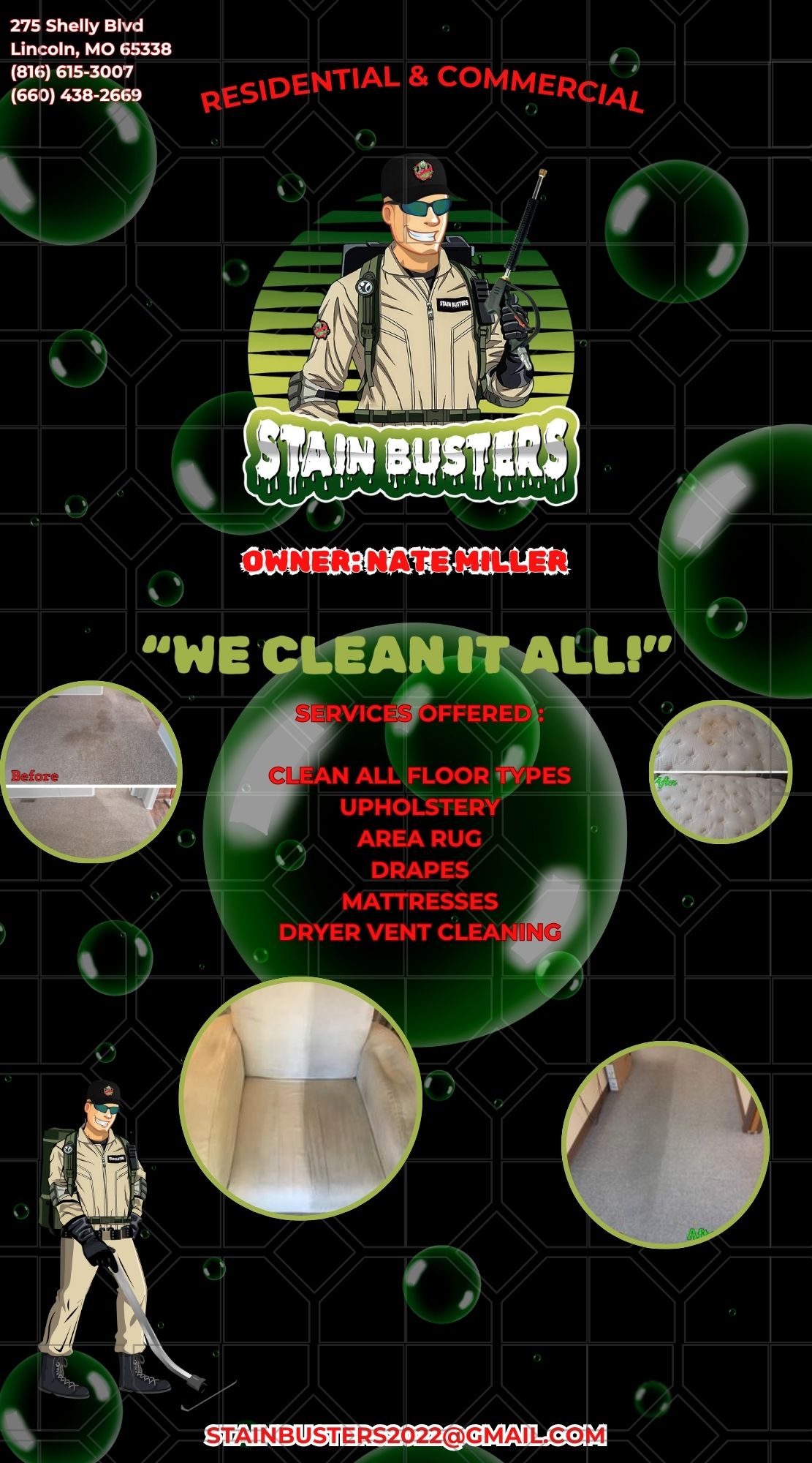 Stain busters