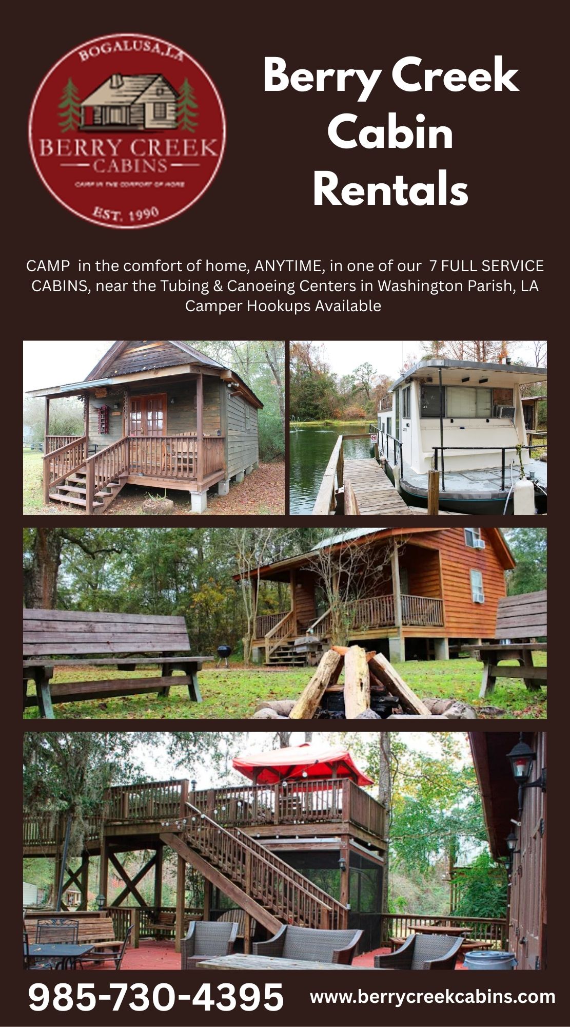 Berry Creek Cabin Rentals