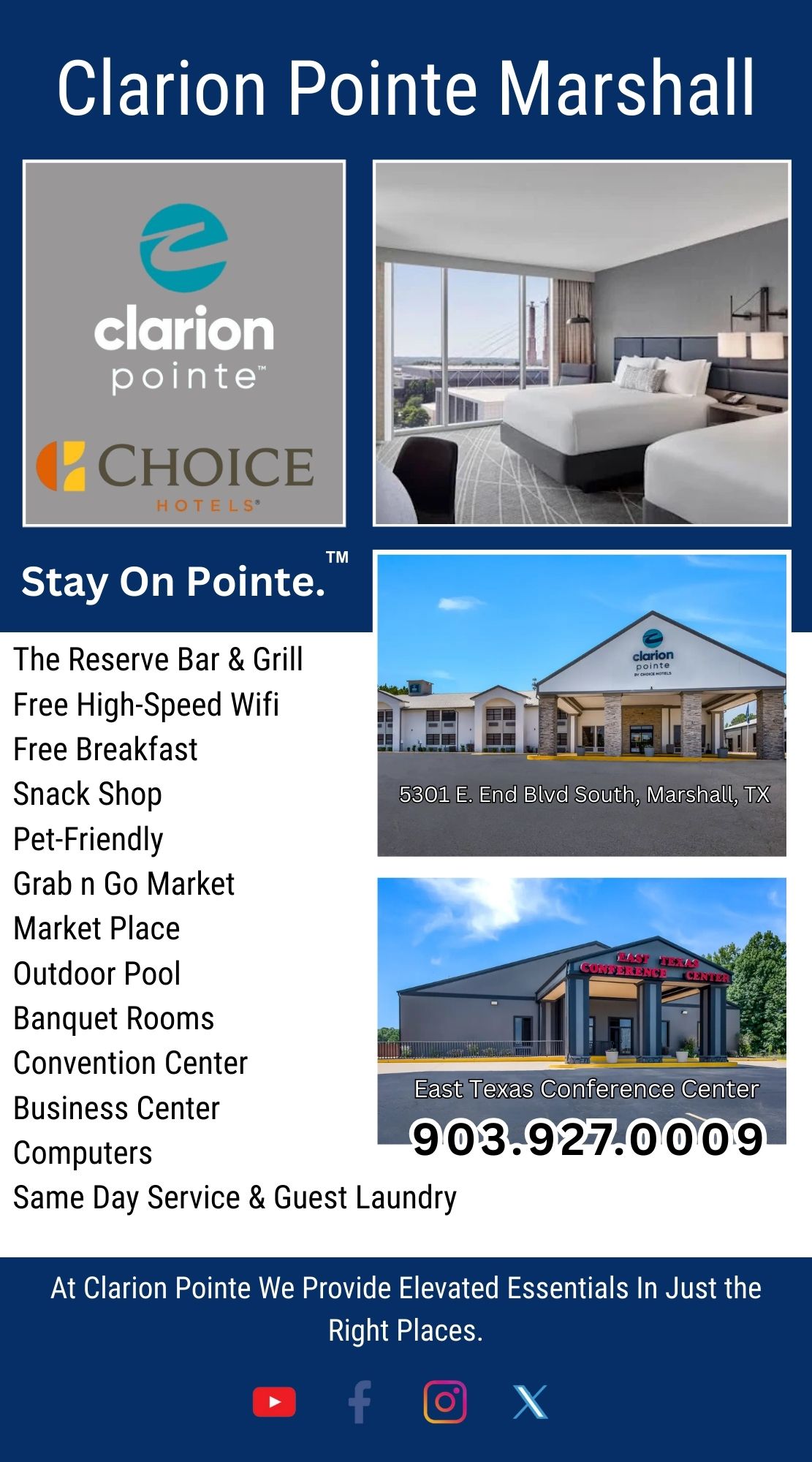 Clarion Pointe Marshall