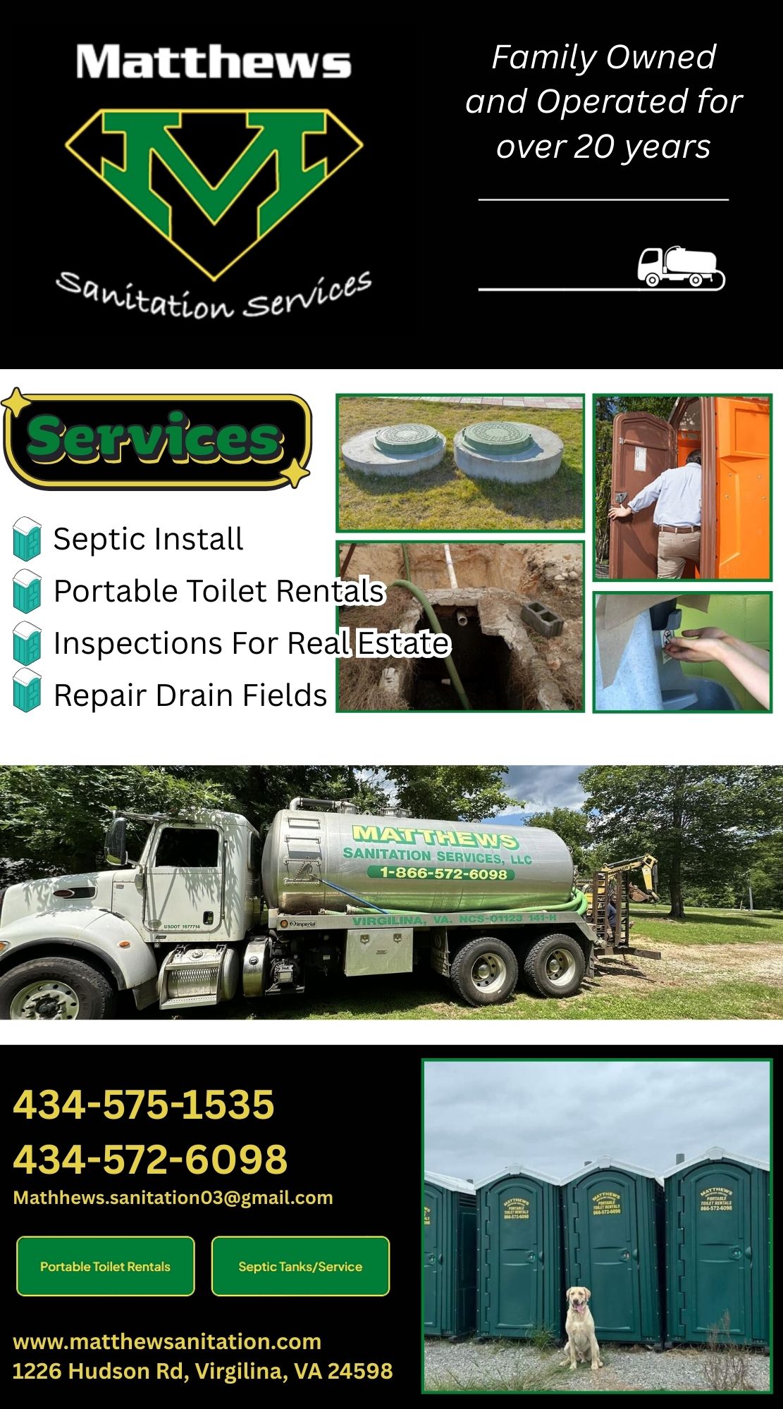 Matthew’s Sanitation Service
