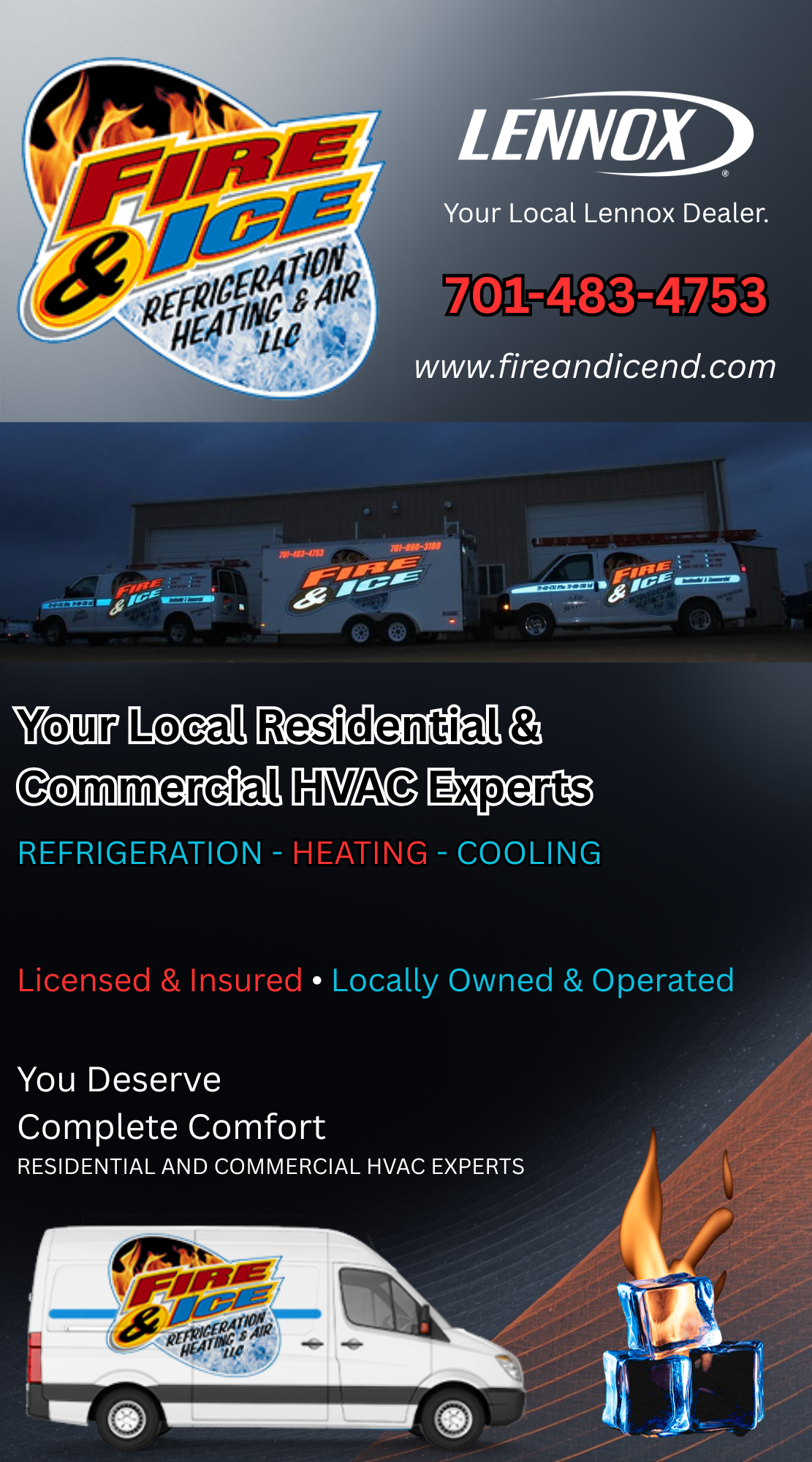 Fire & Ice Refridgeration, Heating & Air LLC