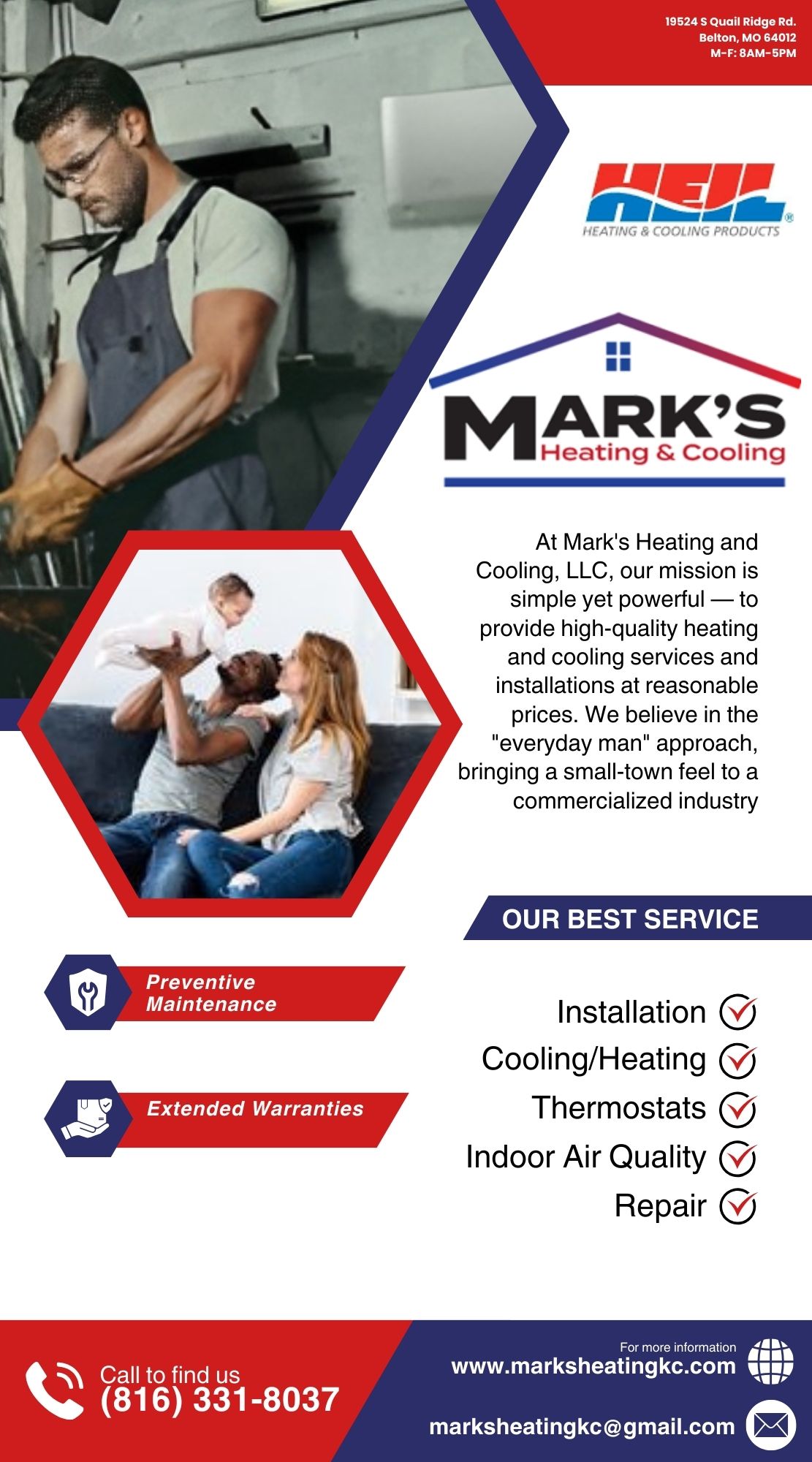 Mark’s Heating & Cooling LLC