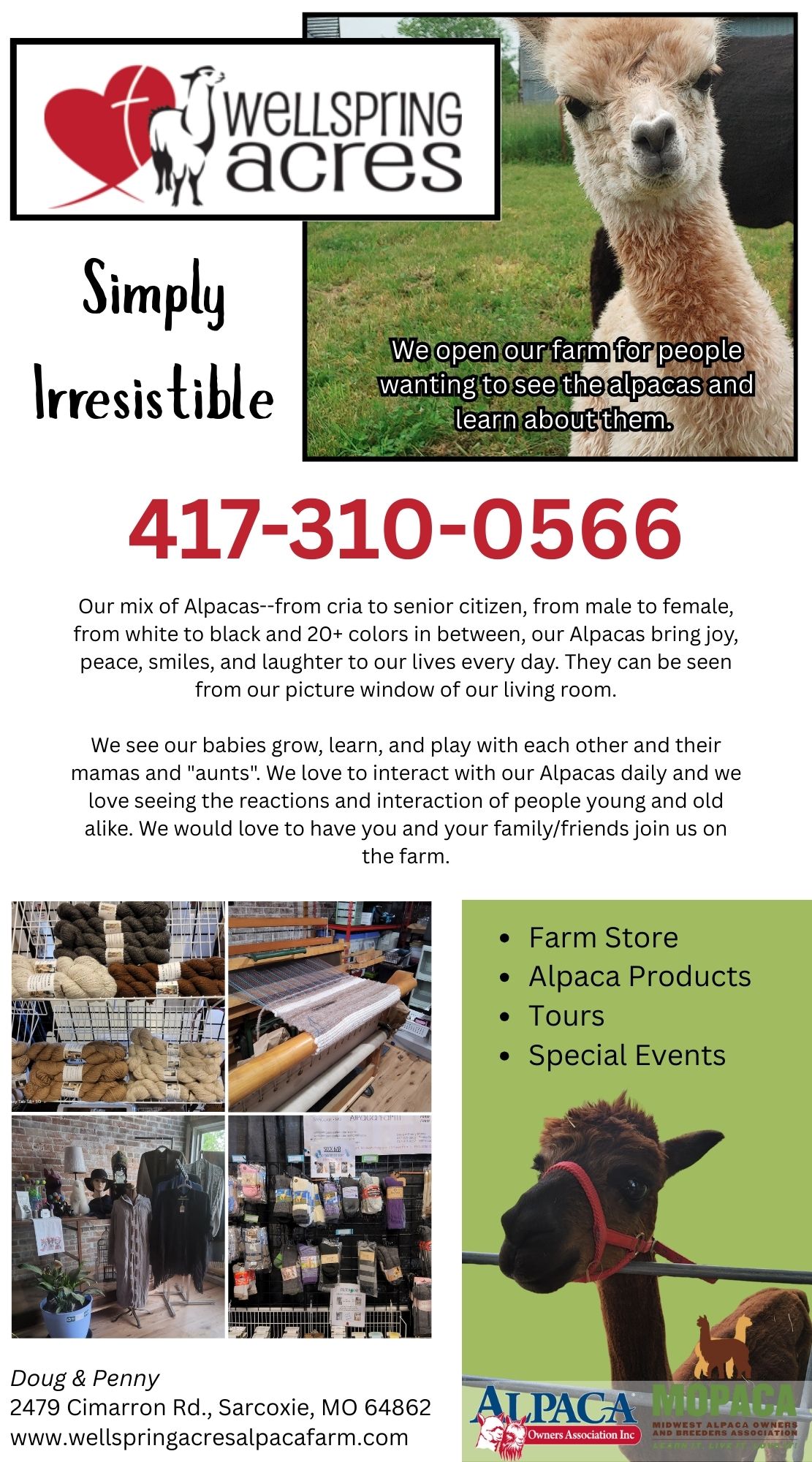 Wells Spring Acres Alpaca Farm